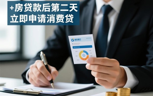 房贷放款后第二天就借消费贷可以吗