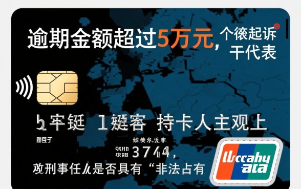 超5万信用卡逾期被起诉了会坐牢吗