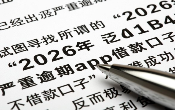 2026年严重逾期app借款口子有哪些