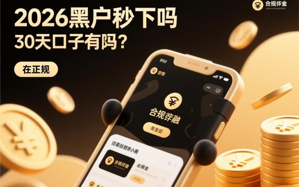 2026黑户秒下的30天口子有吗