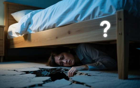 梦见睡觉床底下有洞口子是什么预兆