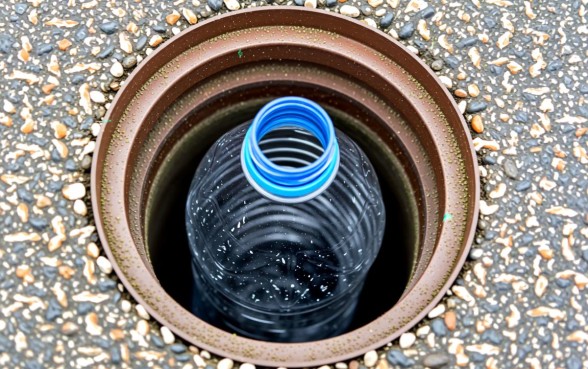 怎么用瓶子做下水道的口子视频教程