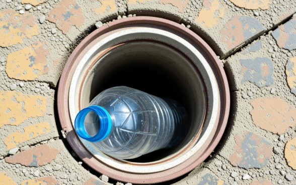 怎么用瓶子做下水道的口子视频教程