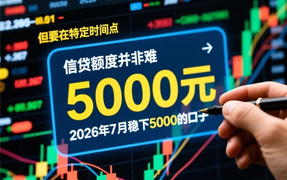 2026年7月稳下5000的口子有哪些