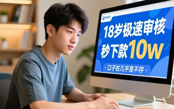 18岁极速审核秒下款10w的口子是真的吗