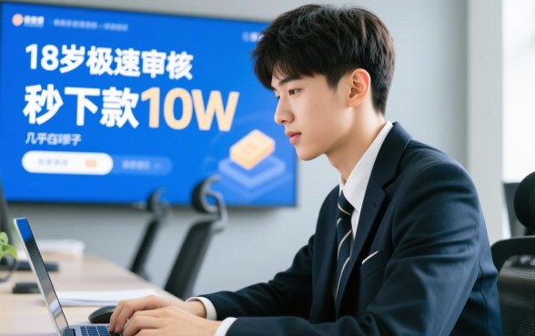 18岁极速审核秒下款10w的口子是真的吗