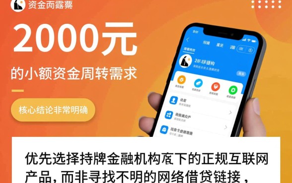 有什么口子好下款的2000额度的