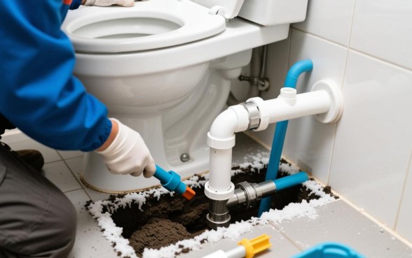 抽水马桶下水道如何挖多深的口子呢