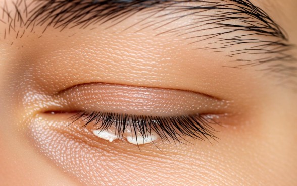 下眼皮末端有白色的小口子是什么病