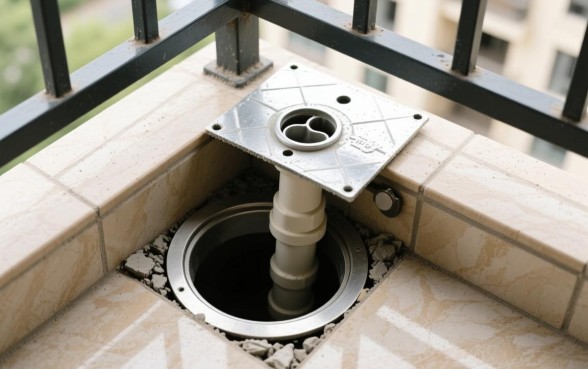 阳台下水道口子封了能打开吗