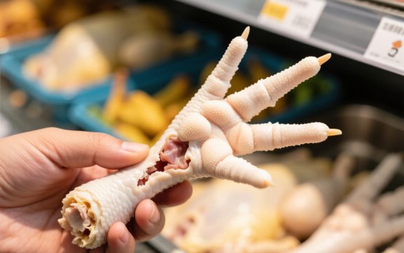 买的鸡爪子为啥爪子下边有个口子呢