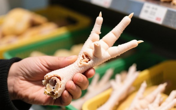 买的鸡爪子为啥爪子下边有个口子呢