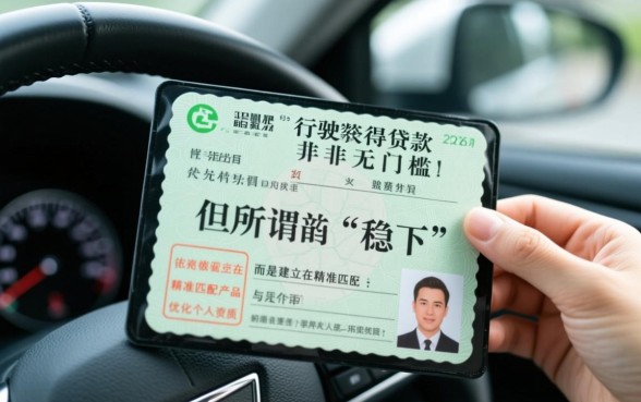 2026年有行驶证稳下的贷款口子