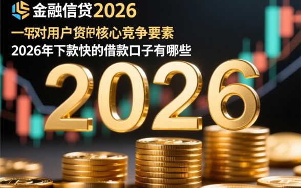 2026年下款快的借款口子有哪些