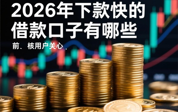 2026年下款快的借款口子有哪些