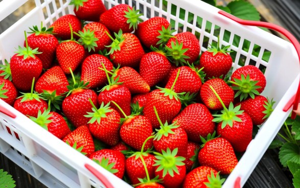 种草莓的筐下面是否要弄个小洞口子