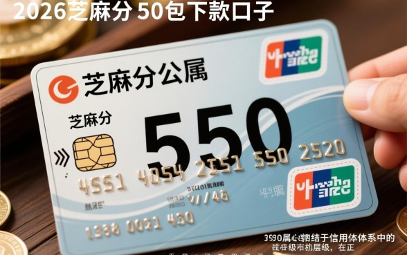 2026芝麻分550包下款的口子怎么申请