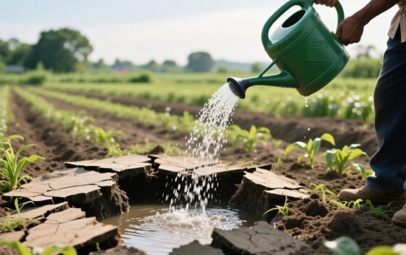 梦见放水浇灌农田出现破口子