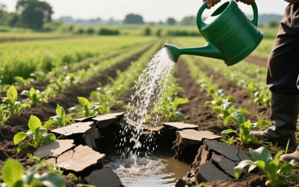 梦见放水浇灌农田出现破口子