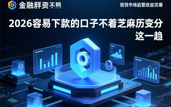 2026容易下款的口子不看芝麻分吗