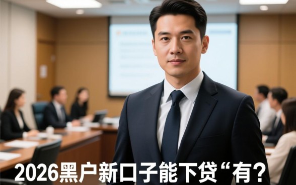 2026年黑户新口子能下贷的有吗