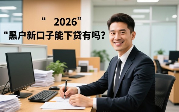 2026年黑户新口子能下贷的有吗