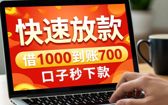 借1000到账700的口子秒下款靠谱吗