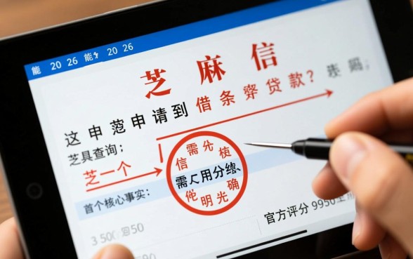 芝麻分2026能申请到借条贷款吗