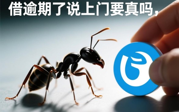 蚂蚁借呗逾期了说要上门是真的吗