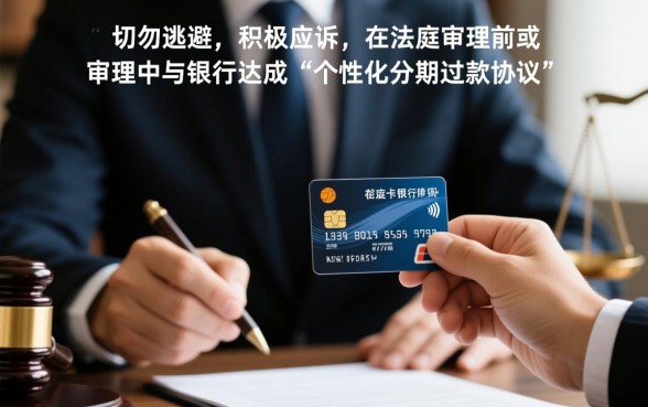 欠信用卡两万被起诉了怎么处理好