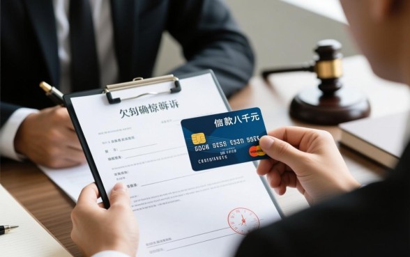 信用卡欠八千收到法院起诉怎么办