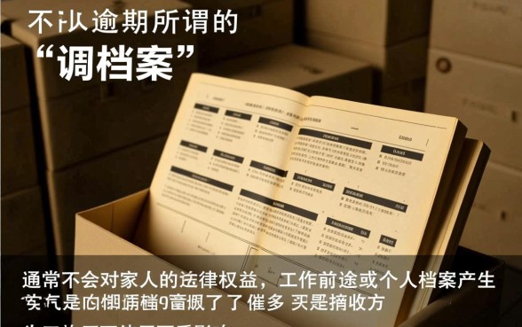 网贷逾期调档案会对家人有影响吗