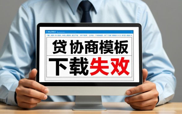 网商贷协商模板下载不了怎么回事