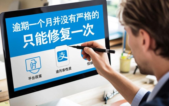 支付宝逾期一个月只能修复一次吗