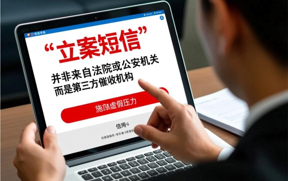 信用卡贷发来的立案短信是真的吗