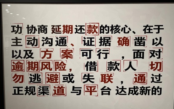 网贷如何协商延期还款业务