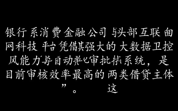 哪些网贷在审核过程中更注重效率