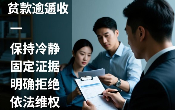 贷款逾期银行找家人威胁怎么处理