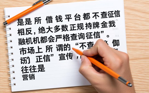 是不是所有借钱平台都不查征信了