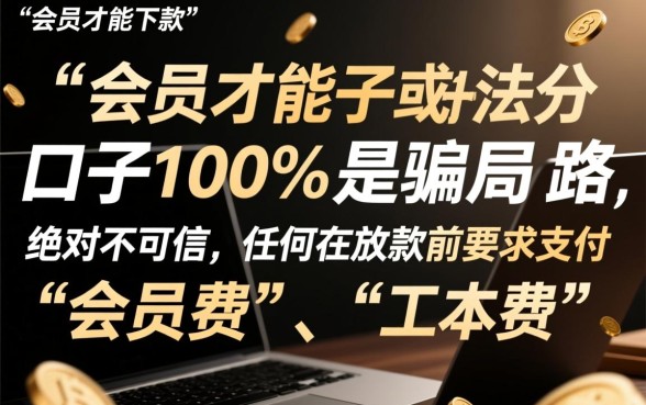 买会员就能下款的高炮口子靠谱吗