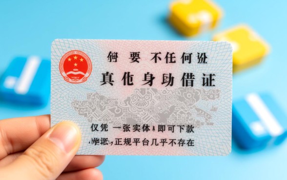 一张身份证借款平台有哪些可以借