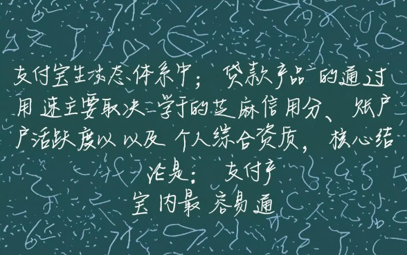 支付宝容易通过的贷款平台有哪些