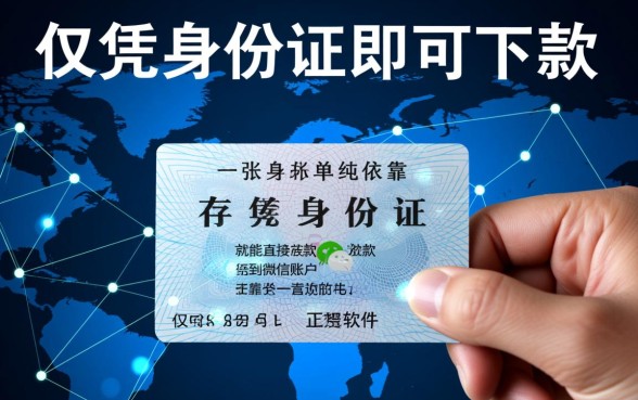 什么软件可以用身份证贷款到微信