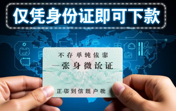 什么软件可以用身份证贷款到微信