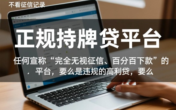 哪个借贷平台不看征信记录的可靠