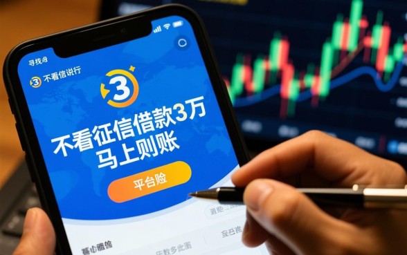 不看征信借款3万马上到账的平台有哪些