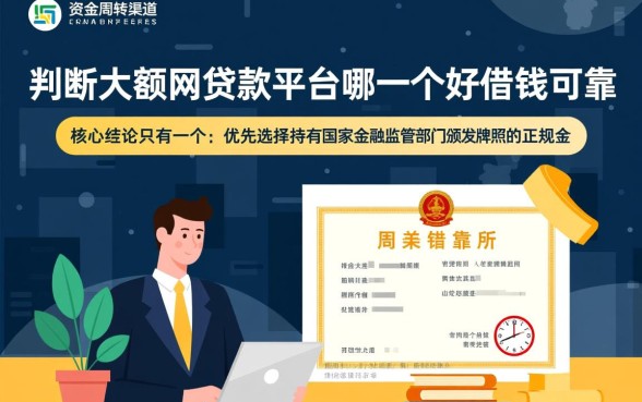 大额网贷款平台哪一个好借钱可靠