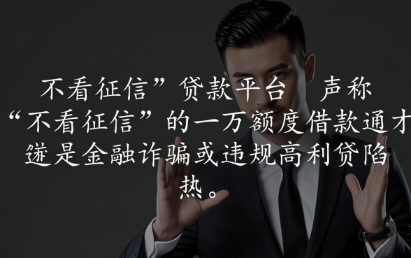 哪里可以借一万不看征信的平台呢