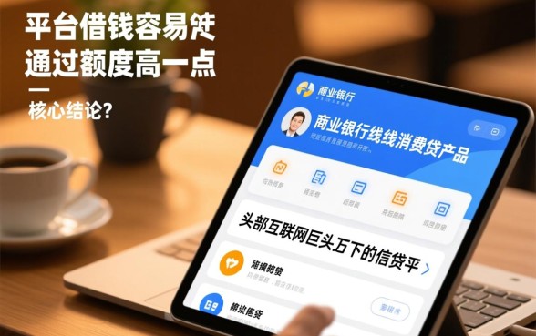 哪个平台借钱容易通过额度高一点