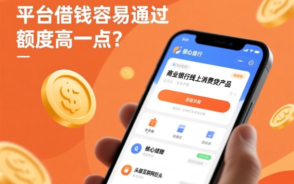 哪个平台借钱容易通过额度高一点